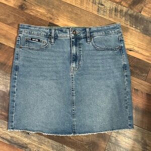 DKNY Blue Denim Mini Skirt